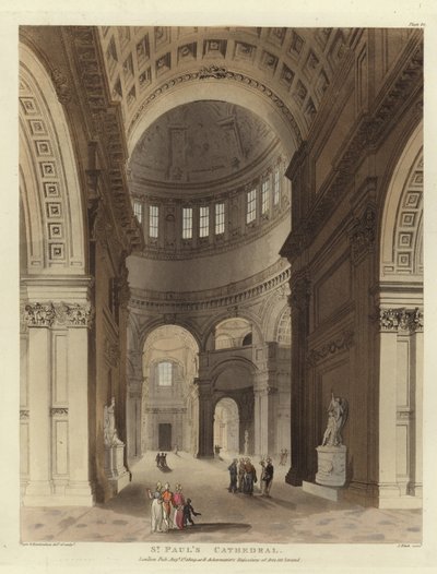 St. Pauls Kathedrale von Pugin and Rowlandson